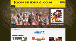 Desktop Screenshot of goneriding.com